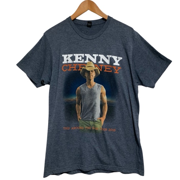 Tultex Other - Kenny Chesney Trip Around The Sun Tour 2018 T-Shirt Size Large